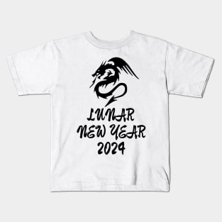 year-of-the-dragon-2024 Kids T-Shirt